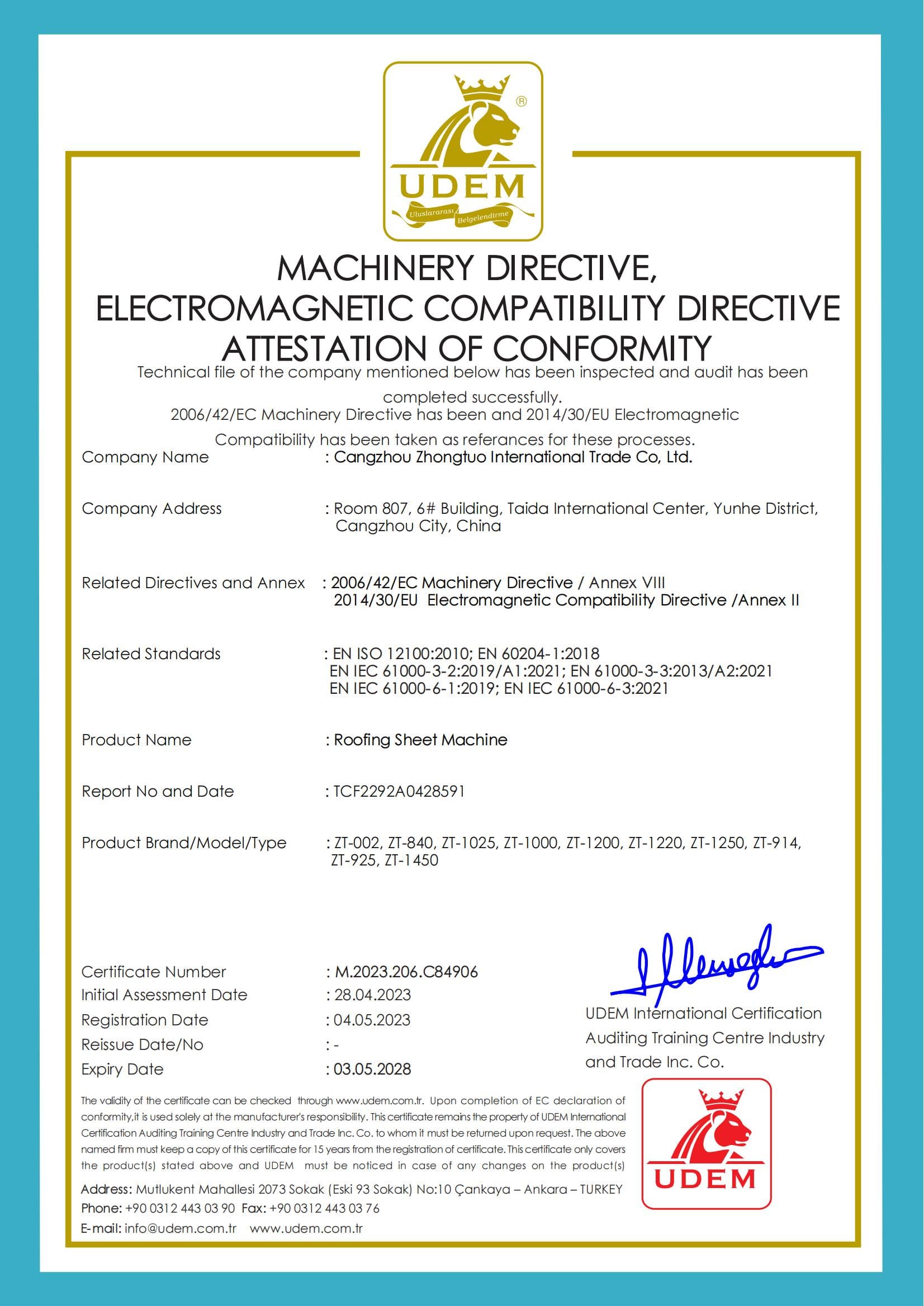 Certificate 2